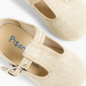 Pisamonas Sapatos Pepito Linho Com Fivela Hot