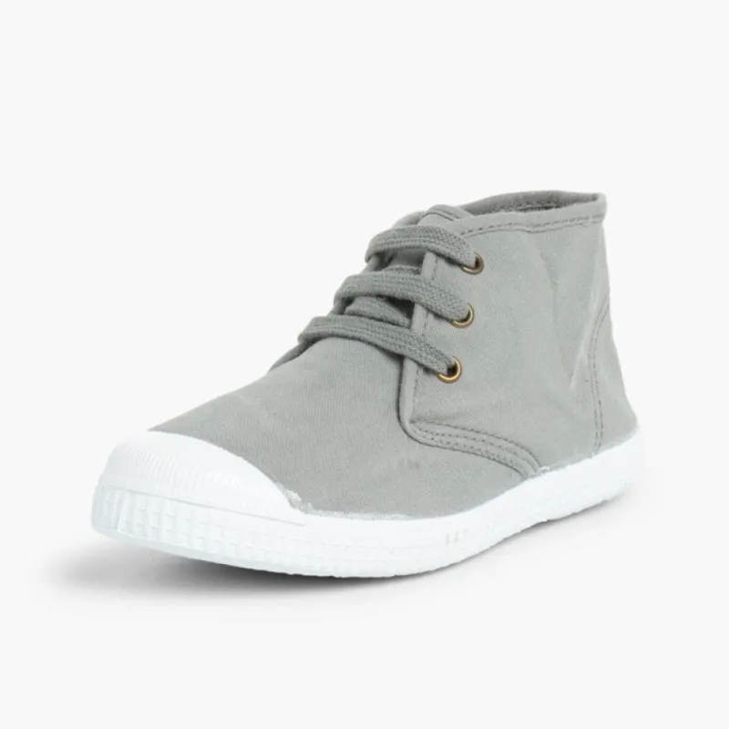 tnis_lona_tipo_bota_com_a_1.webp Pisamonas Ténis Lona Tipo Bota Com Atacadores Flash Sale