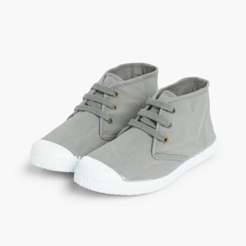 tnis_lona_tipo_bota_com_a_3.webp Pisamonas Ténis Lona Tipo Bota Com Atacadores Flash Sale